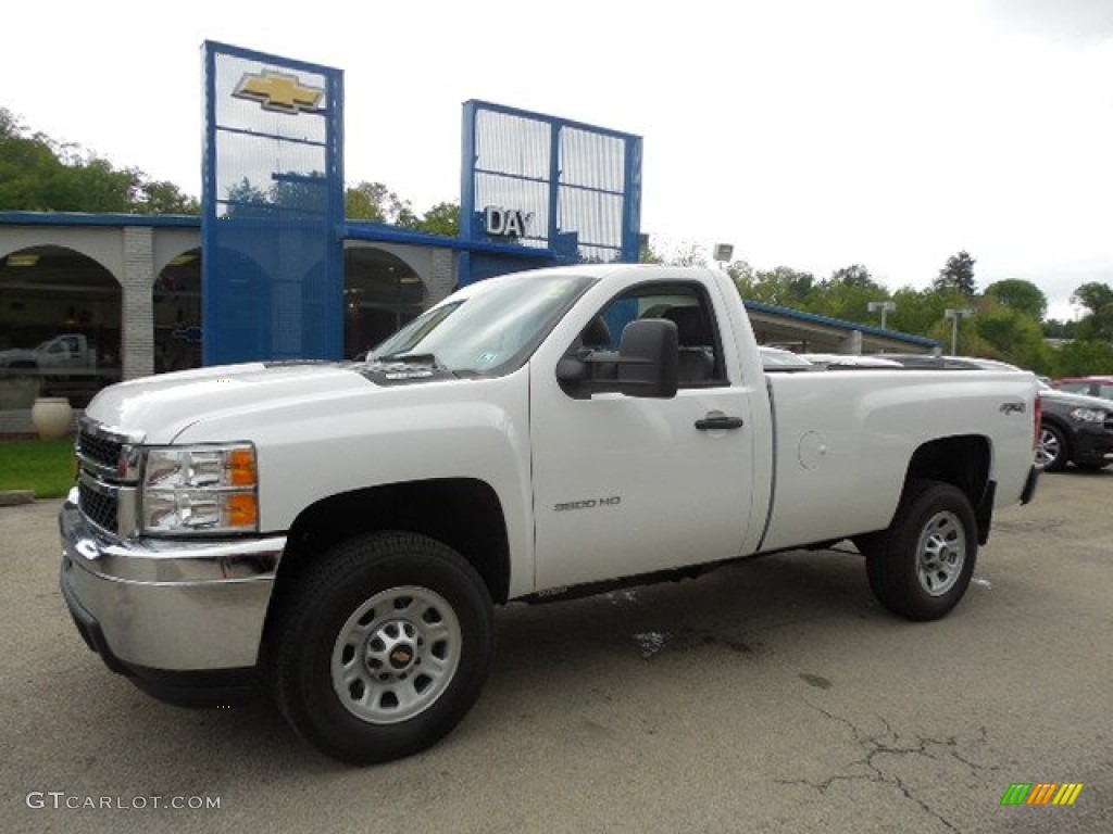 2013 Summit White Chevrolet Silverado 3500hd Wt Regular