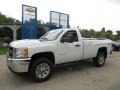 Summit White 2013 Chevrolet Silverado 3500HD WT Regular Cab 4x4