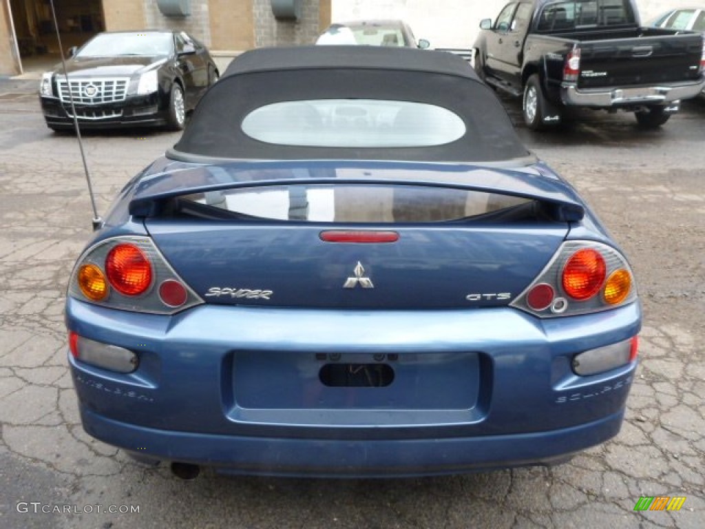 2003 Eclipse Spyder GTS - Flash Blue Pearl / Midnight photo #13