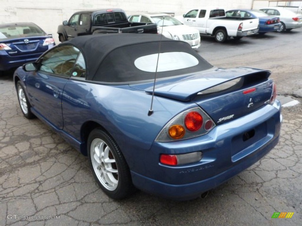 2003 Eclipse Spyder GTS - Flash Blue Pearl / Midnight photo #14