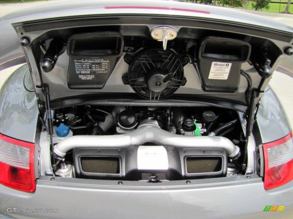 2009 911 Turbo Cabriolet - Meteor Grey Metallic / Terracotta photo #41