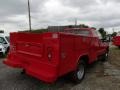 2013 Vermillion Red Ford F350 Super Duty XL SuperCab 4x4 Utility Truck  photo #6