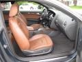 2009 Audi A5 Cinnamon Brown Interior Front Seat Photo