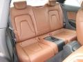 2009 Audi A5 Cinnamon Brown Interior Rear Seat Photo