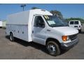 Oxford White 2003 Ford E Series Cutaway E450 Commercial Utility Truck