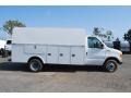 2003 Oxford White Ford E Series Cutaway E450 Commercial Utility Truck  photo #3