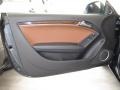 2009 Audi A5 Cinnamon Brown Interior Door Panel Photo