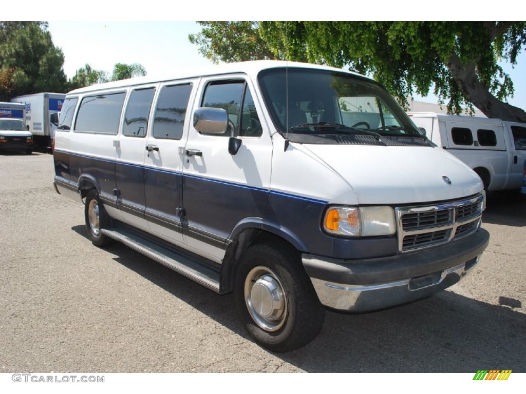 1997 Ram Van 3500 Passenger - Medium Blue Metallic / Dark Slate Gray photo #1
