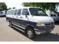 Medium Blue Metallic 1997 Dodge Ram Van 3500 Passenger