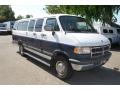 Medium Blue Metallic 1997 Dodge Ram Van 3500 Passenger