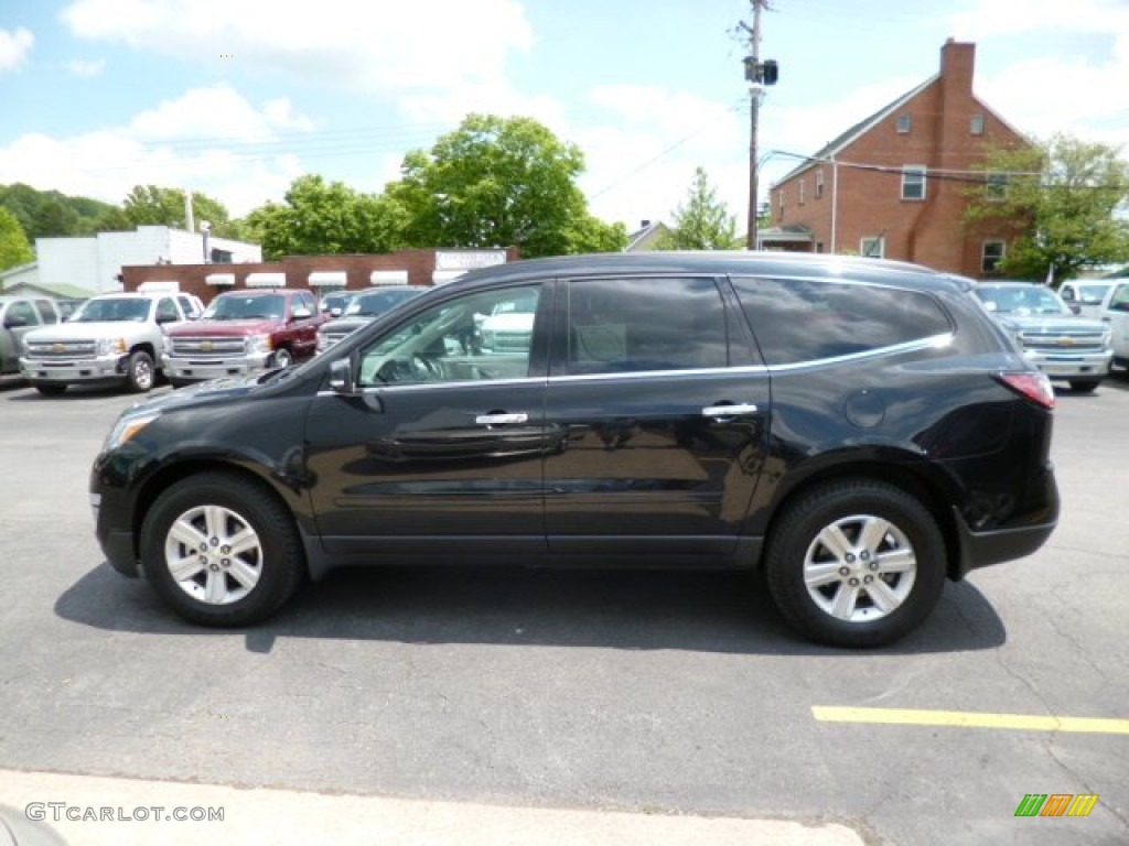 2013 Traverse LT AWD - Black Granite Metallic / Ebony photo #4