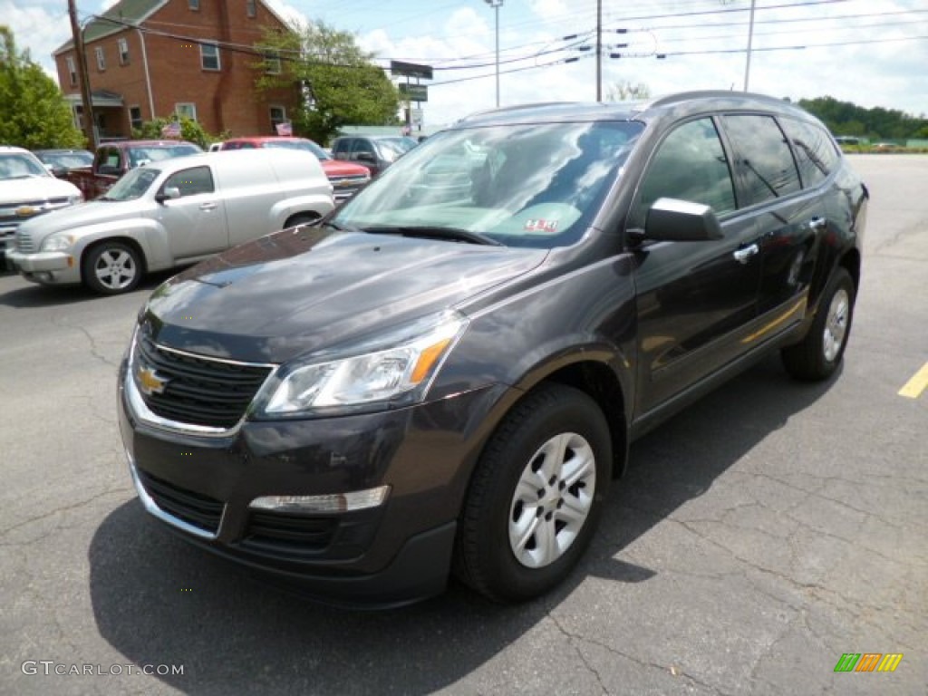 Tungsten Metallic 2013 Chevrolet Traverse LS AWD Exterior Photo #81494847