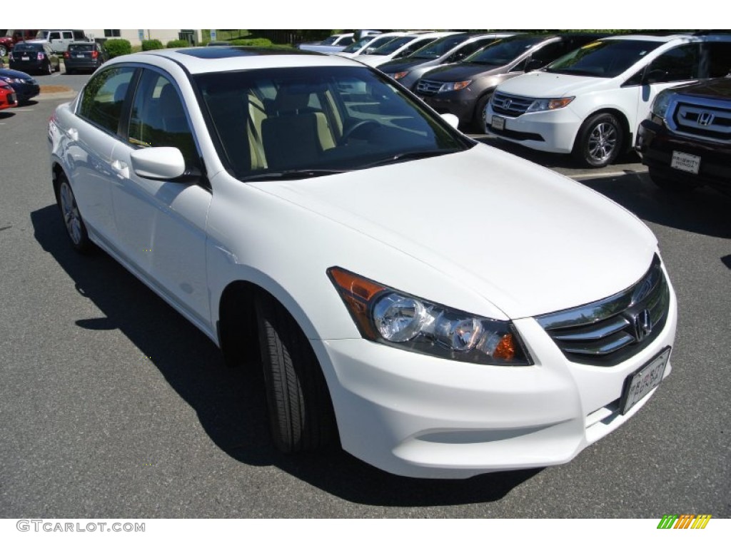 Taffeta White 2012 Honda Accord EX Sedan Exterior Photo #81494877