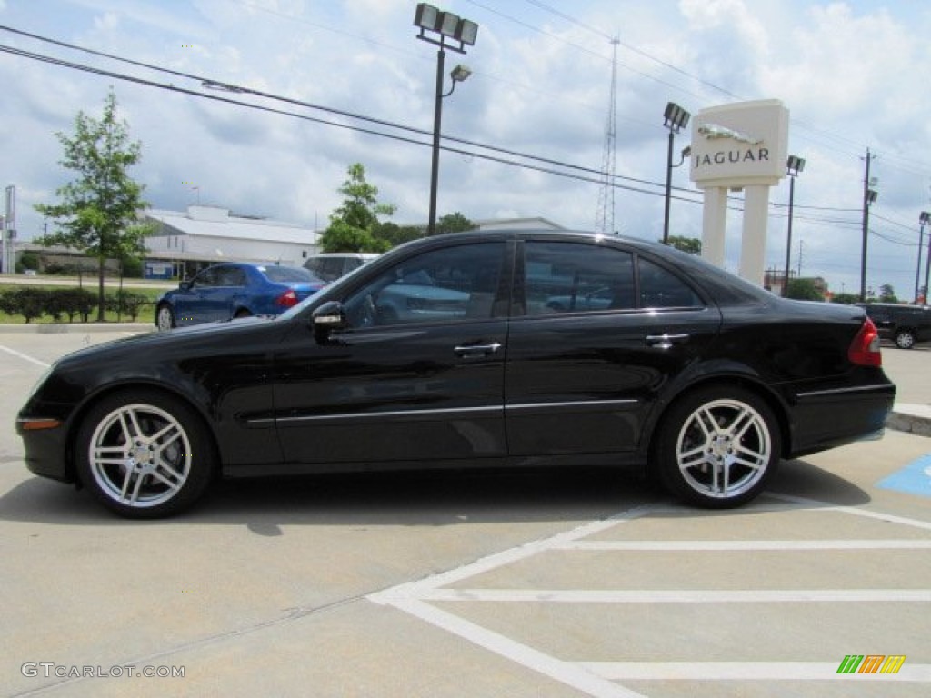 Black 2008 Mercedes-Benz E 350 Sedan Exterior Photo #81495669