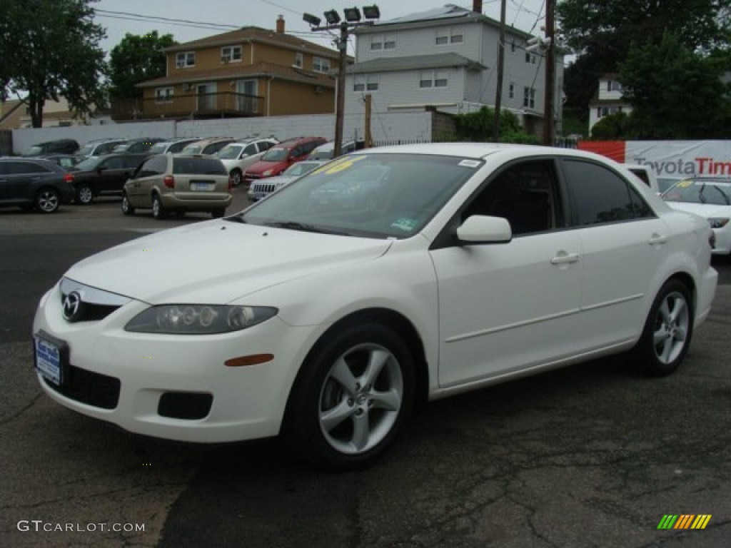 2006 MAZDA6 s Grand Touring Sedan - Performance White / Beige photo #3