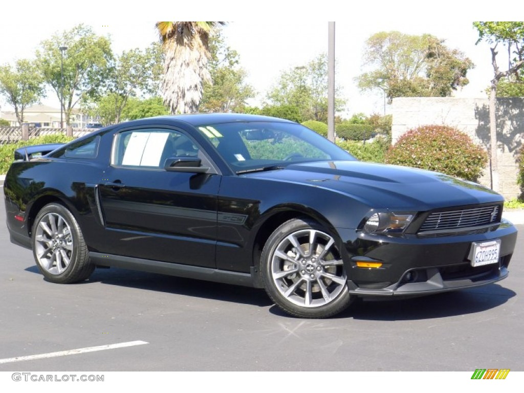 2011 Mustang GT/CS California Special Coupe - Ebony Black / CS Charcoal Black/Carbon photo #1