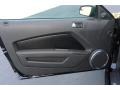 2011 Ford Mustang CS Charcoal Black/Carbon Interior Door Panel Photo