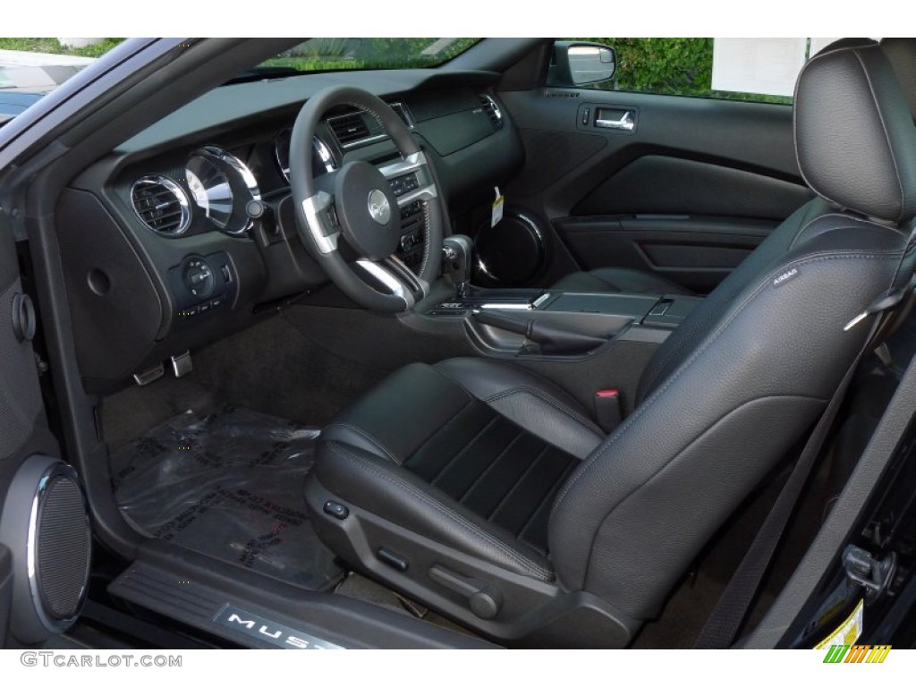 2011 Mustang GT/CS California Special Coupe - Ebony Black / CS Charcoal Black/Carbon photo #9