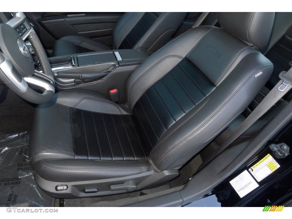CS Charcoal Black/Carbon Interior 2011 Ford Mustang GT/CS California Special Coupe Photo #81496195
