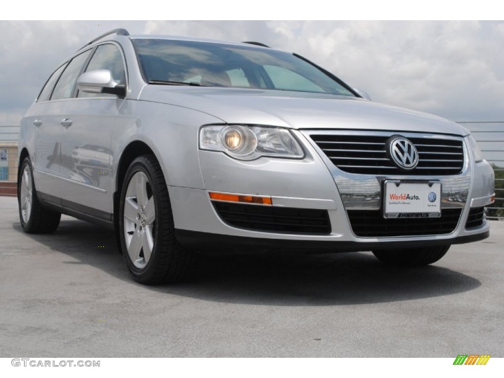 2008 Passat Komfort Wagon - Reflex Silver / Black photo #1