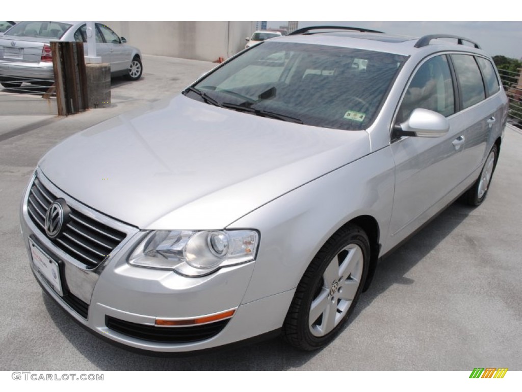 2008 Passat Komfort Wagon - Reflex Silver / Black photo #3