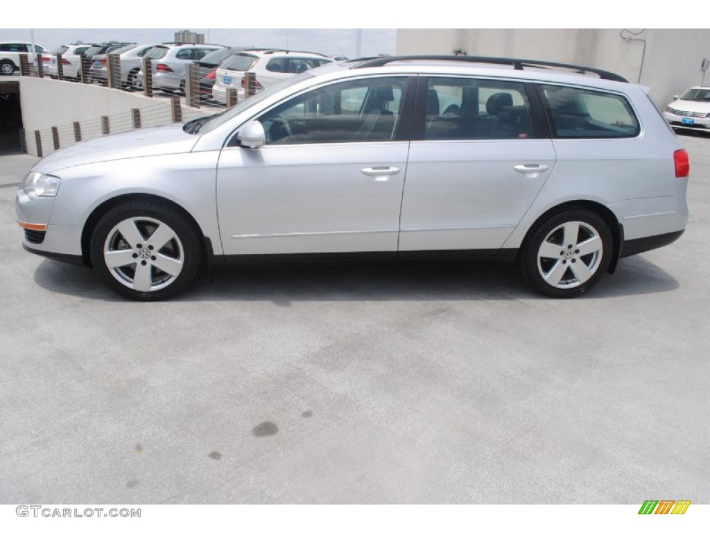 2008 Passat Komfort Wagon - Reflex Silver / Black photo #5