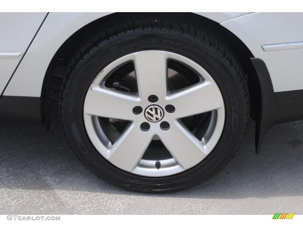 2008 Passat Komfort Wagon - Reflex Silver / Black photo #6