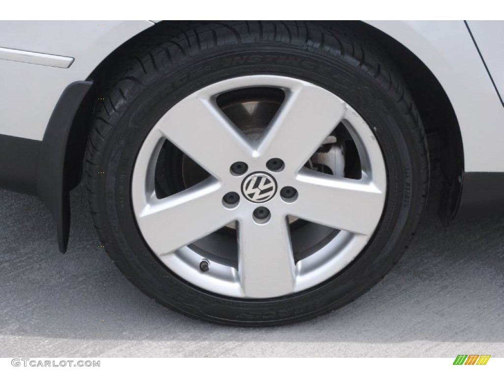 2008 Passat Komfort Wagon - Reflex Silver / Black photo #11