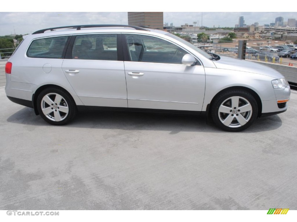 2008 Passat Komfort Wagon - Reflex Silver / Black photo #12