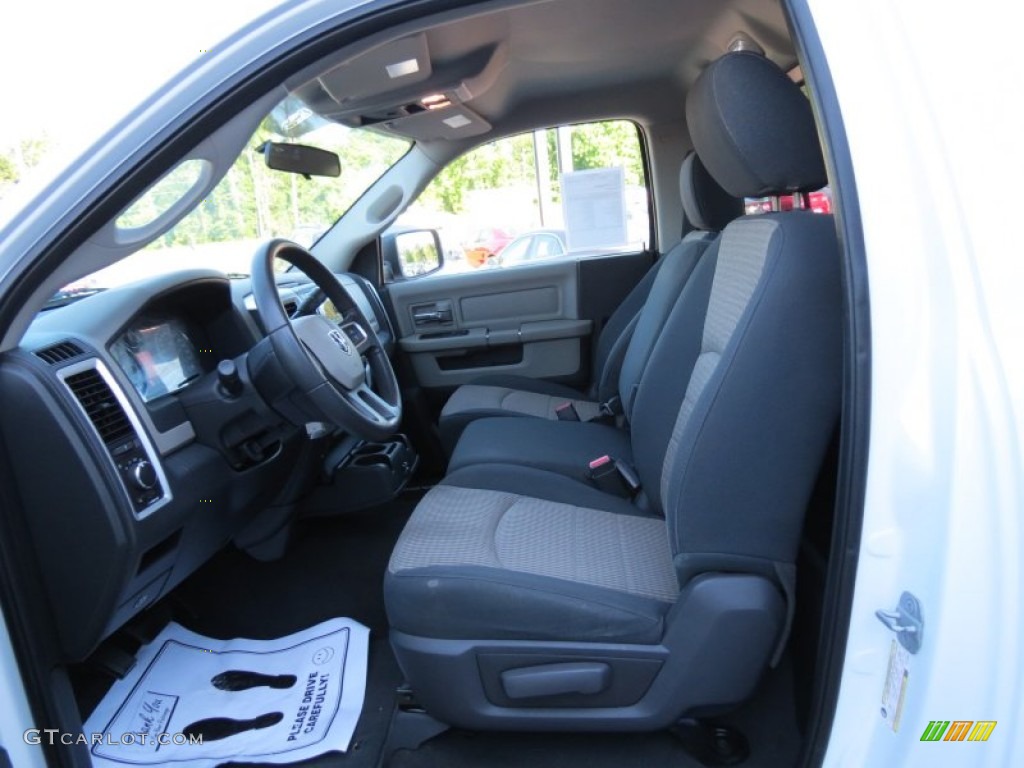 2010 Ram 1500 SLT Regular Cab - Stone White / Dark Slate/Medium Graystone photo #11