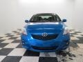 2010 Blazing Blue Pearl Toyota Yaris Sedan  photo #2