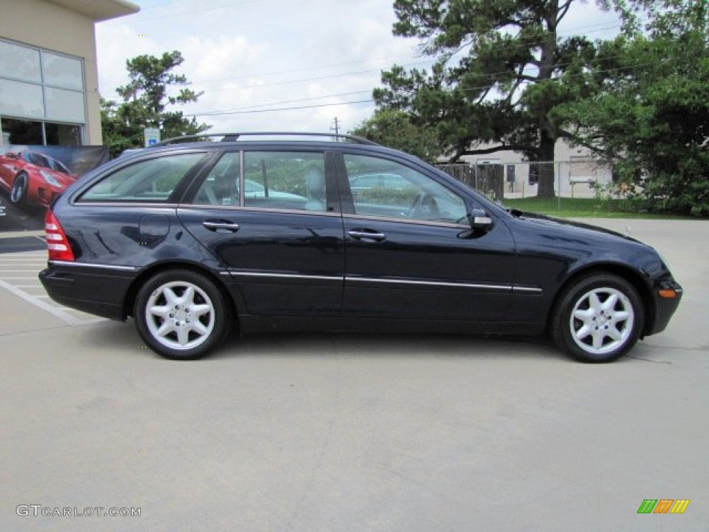 Midnight Blue Metallic 2002 Mercedes-Benz C 320 Wagon Exterior Photo #81497553