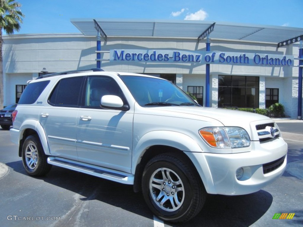 Arctic Frost Pearl Toyota Sequoia