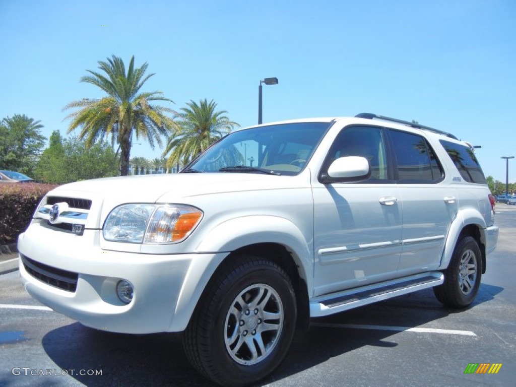 Arctic Frost Pearl 2006 Toyota Sequoia Limited Exterior Photo #81498613