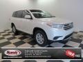 2013 Blizzard White Pearl Toyota Highlander   photo #1