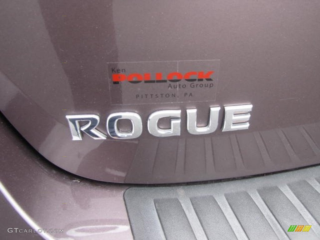 2009 Rogue SL AWD - Iridium Graphite / Gray photo #32