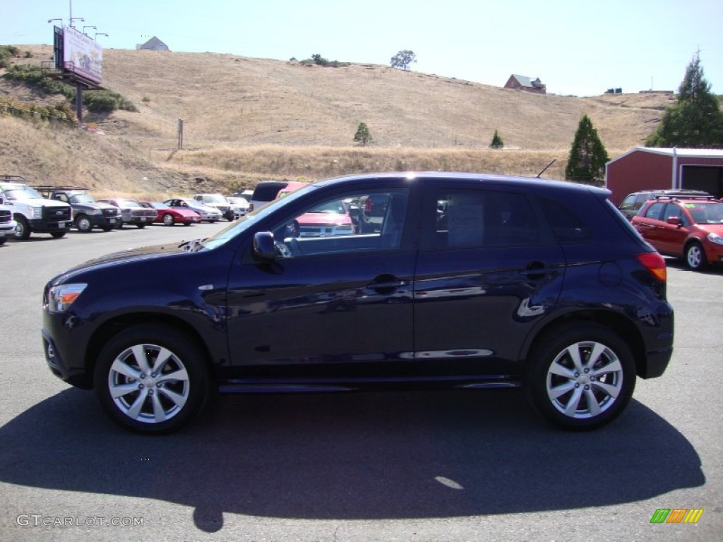 2012 Outlander Sport SE - Cosmic Blue / Black photo #4