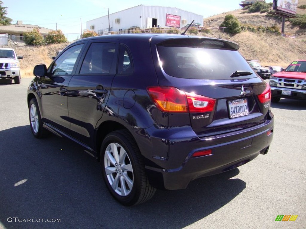 2012 Outlander Sport SE - Cosmic Blue / Black photo #5
