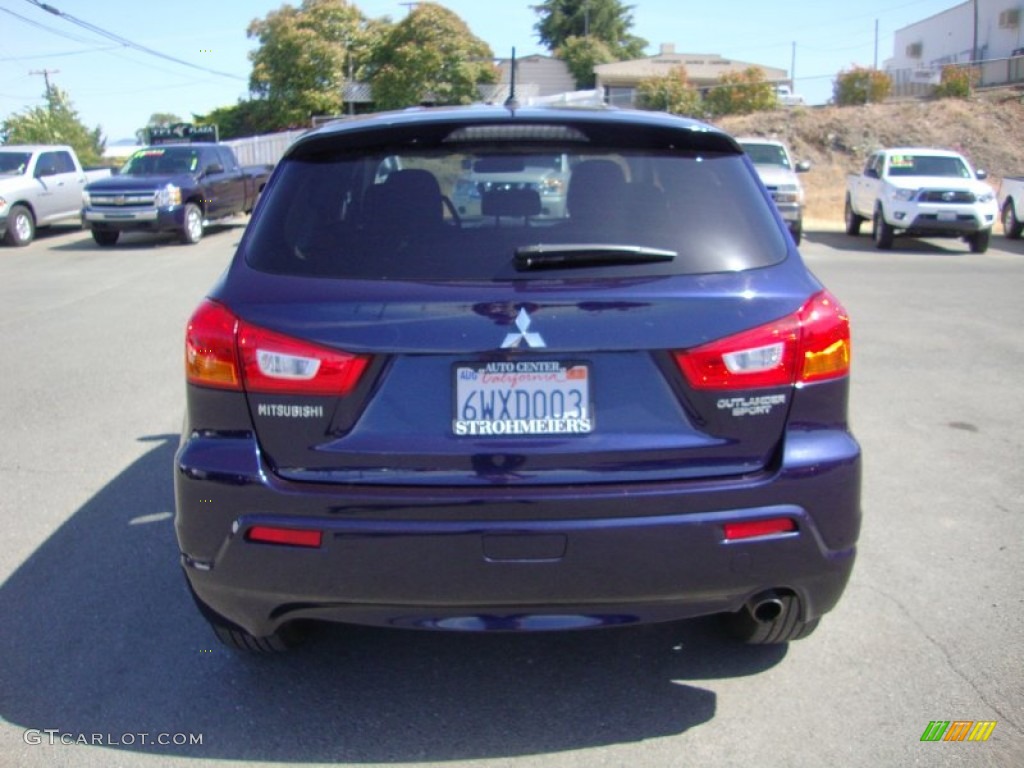 2012 Outlander Sport SE - Cosmic Blue / Black photo #6