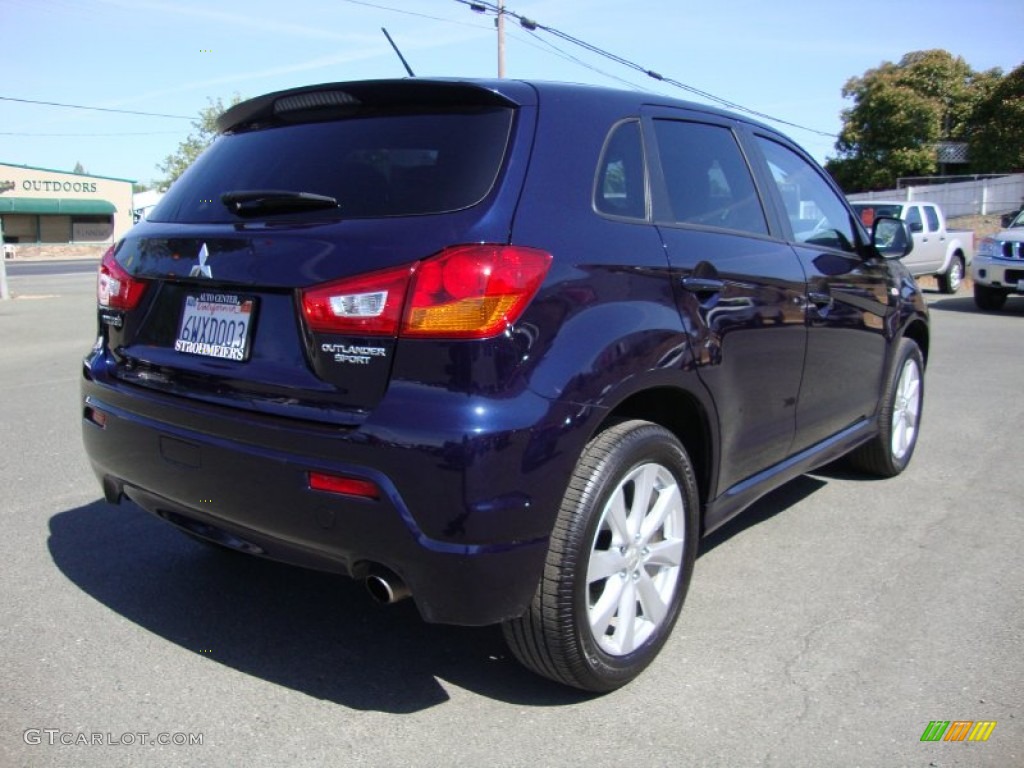 2012 Outlander Sport SE - Cosmic Blue / Black photo #7