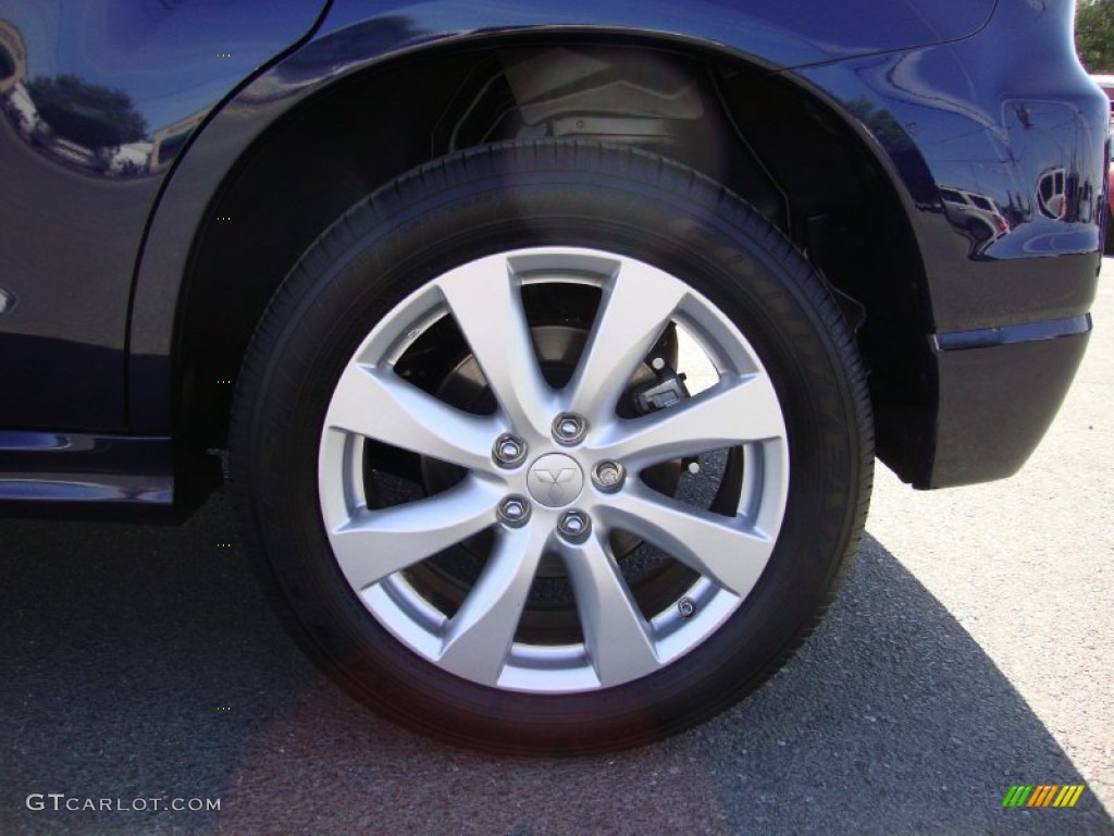 2012 Outlander Sport SE - Cosmic Blue / Black photo #25