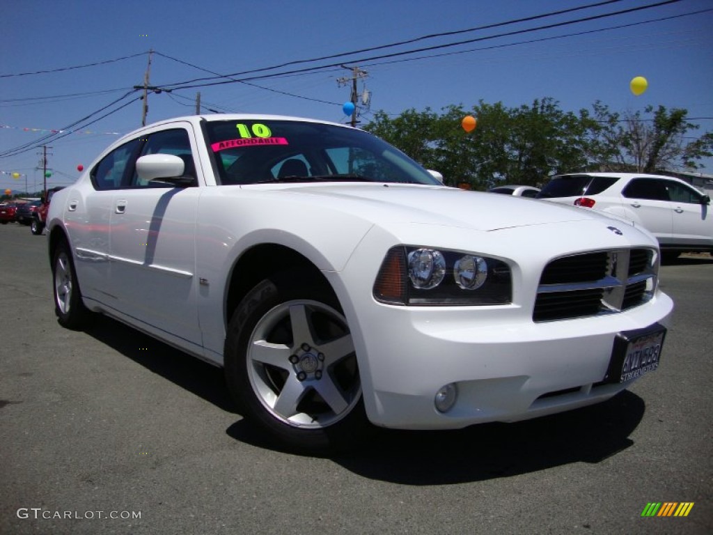 Stone White Dodge Charger