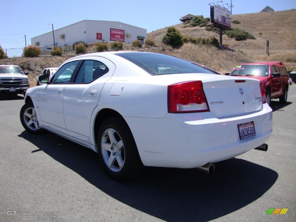 2010 Charger SXT - Stone White / Dark Slate Gray photo #5