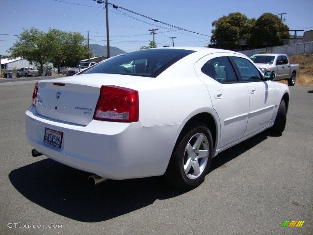 2010 Charger SXT - Stone White / Dark Slate Gray photo #7