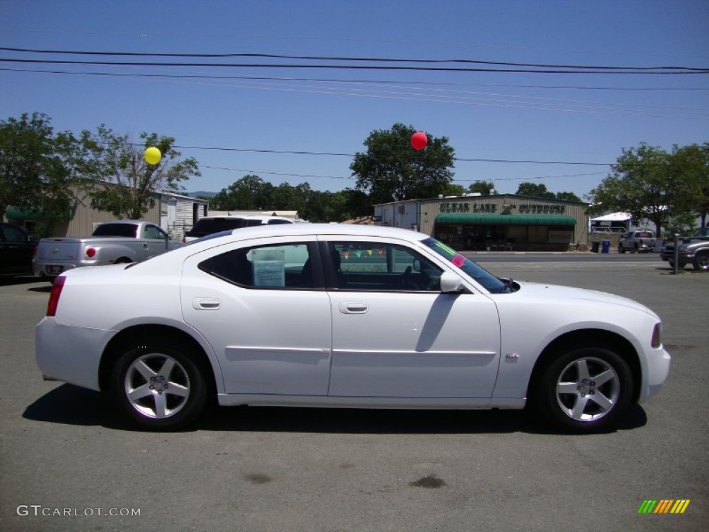 2010 Charger SXT - Stone White / Dark Slate Gray photo #8