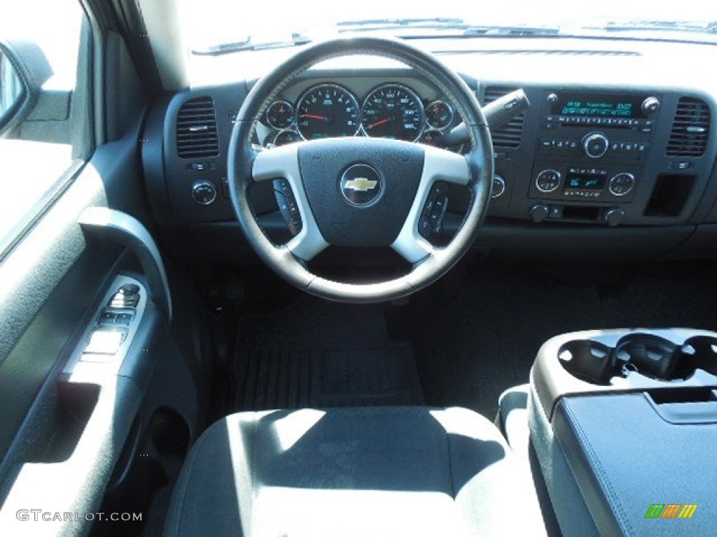 2009 Silverado 1500 LT Crew Cab 4x4 - Blue Granite Metallic / Ebony photo #6