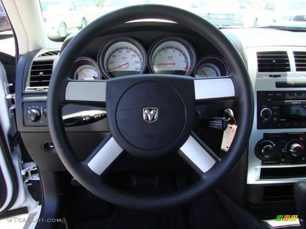 2010 Charger SXT - Stone White / Dark Slate Gray photo #12