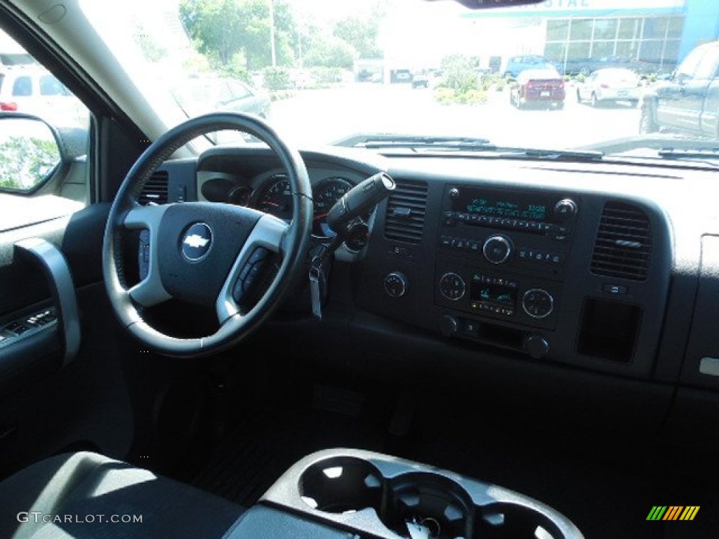 2009 Silverado 1500 LT Crew Cab 4x4 - Blue Granite Metallic / Ebony photo #11