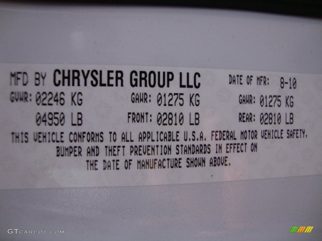 2010 Charger SXT - Stone White / Dark Slate Gray photo #25