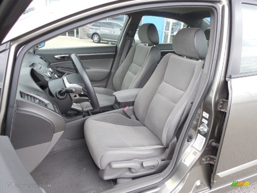 Gray Interior 2008 Honda Civic EX Sedan Photo #81500496